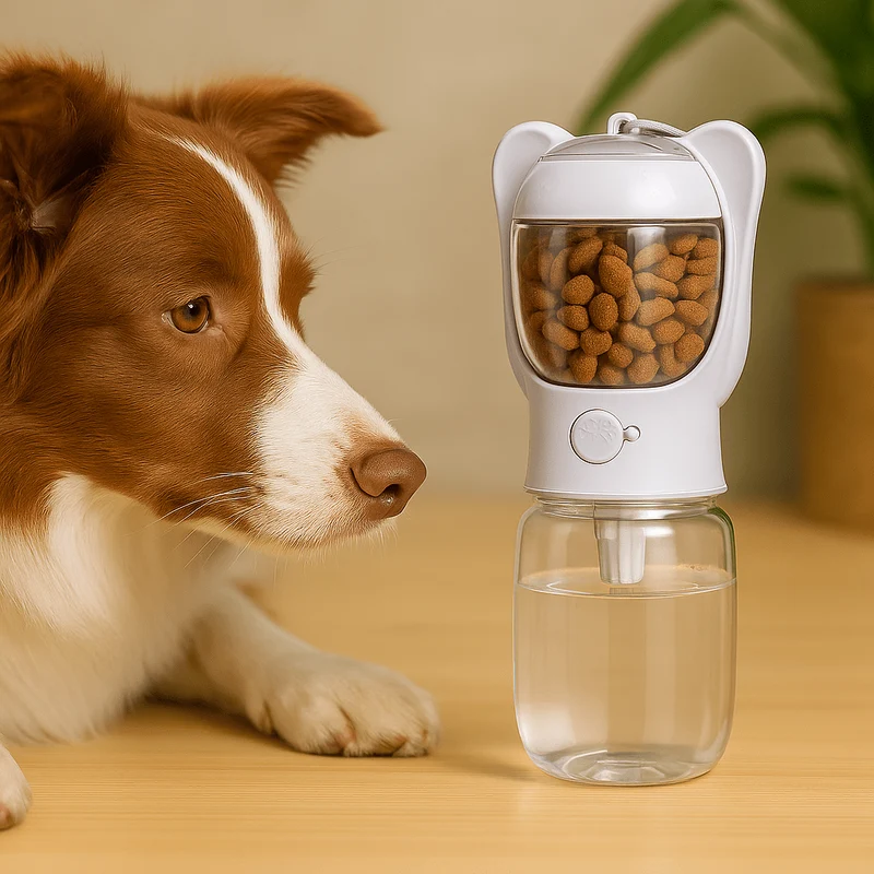 Gourde Chien avec Rangement Friandises