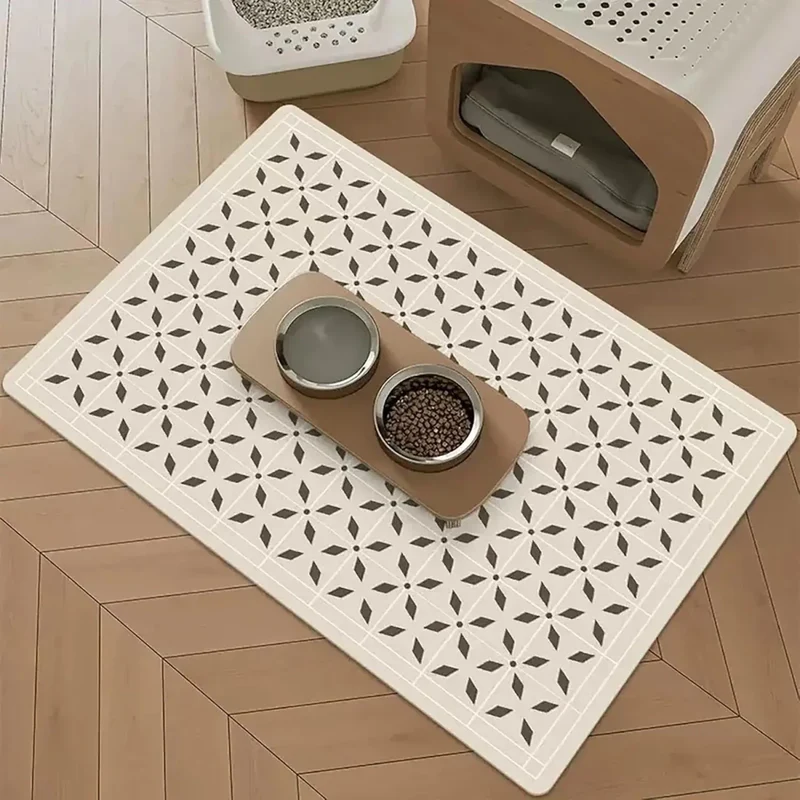 Tapis Gamelle Absorbant Antidérapant Chien
