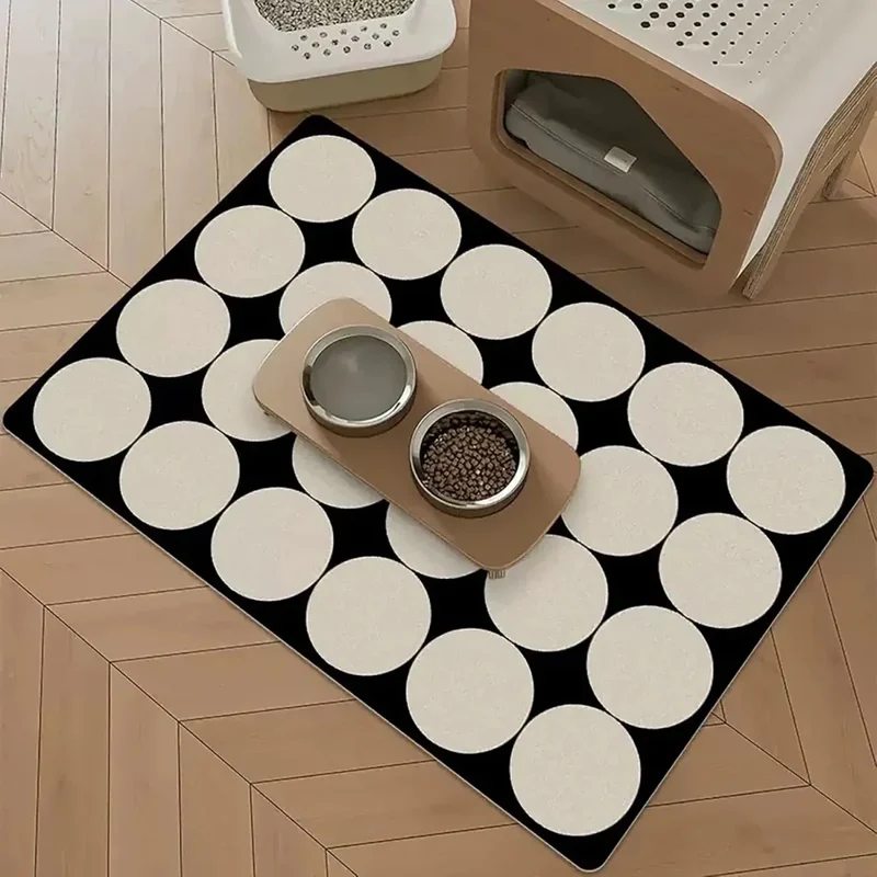 Tapis Gamelle Absorbant Antidérapant Chien