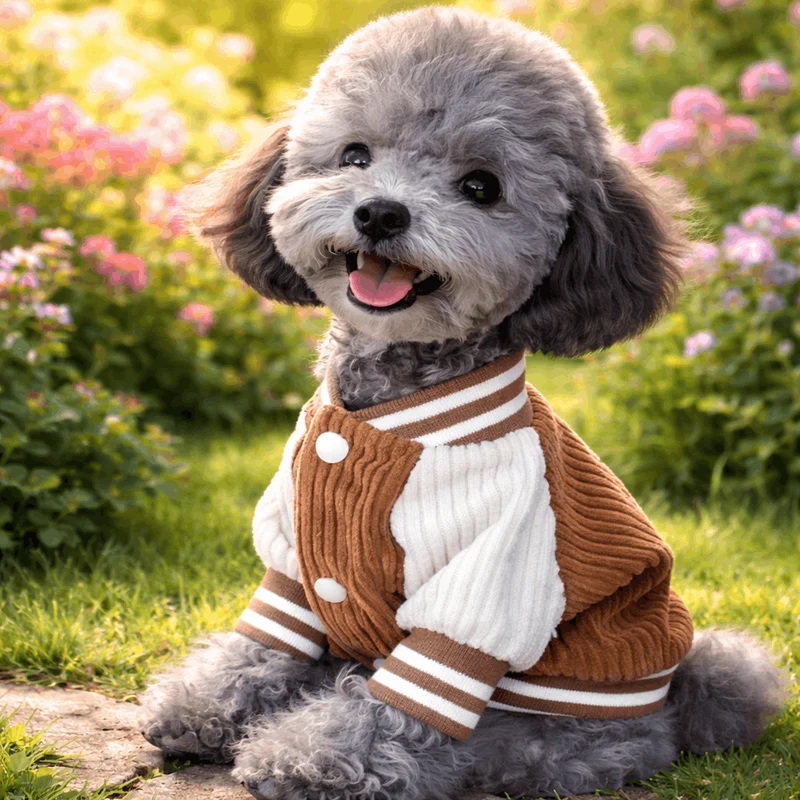 Manteau Baseball Confortable Petit Chien