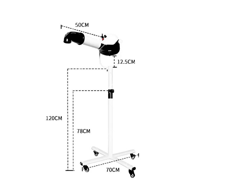 Pulseur Pro à Roulettes 2800W Toilettage Canin