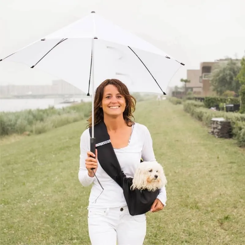 SAC DE TRANSPORT BANDOULIÈRE POUR CHIEN - NOIR