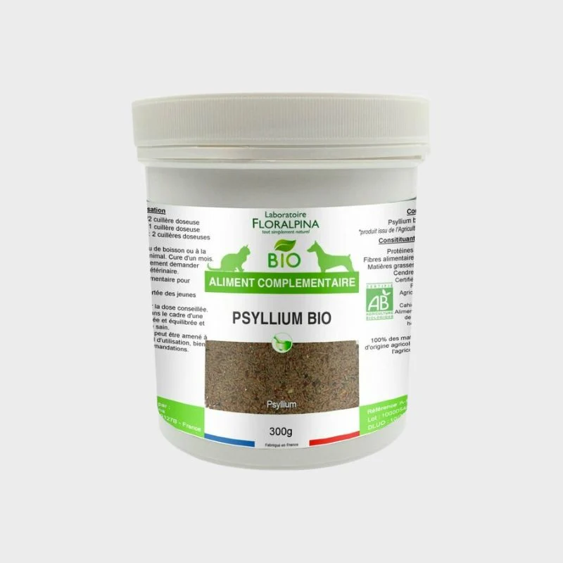 PSYLLIUM - RÉGULATEUR DE TRANSIT INTESTINAL POUR CHIEN ET CHAT