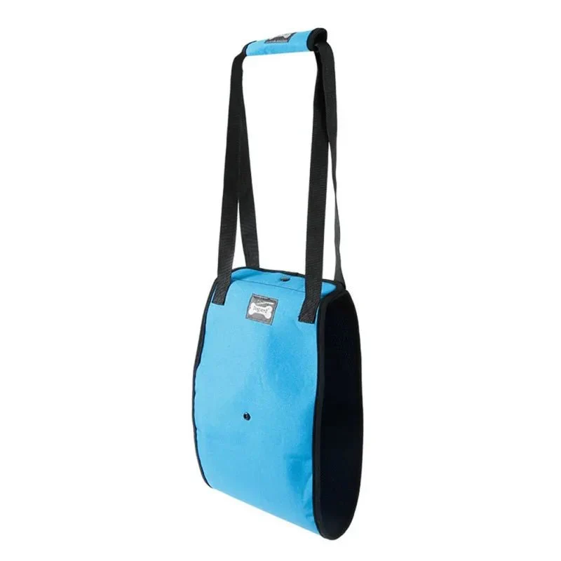 Harnais Maintien Anti-Stress Chien Noir Bleu