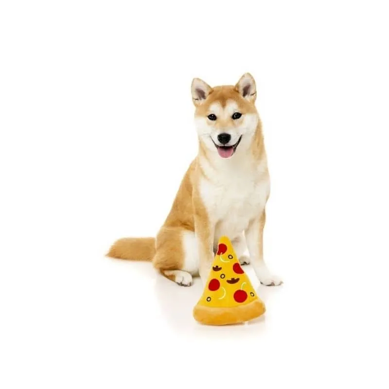 PELUCHE POUR CHIEN - PART DE PIZZA 🍕