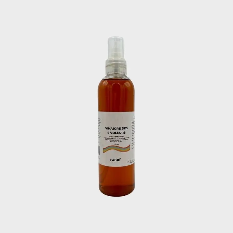 VINAIGRE DES 4 VOLEURS - ANTIPARASITAIRE NATUREL POUR CHIEN ET CHAT