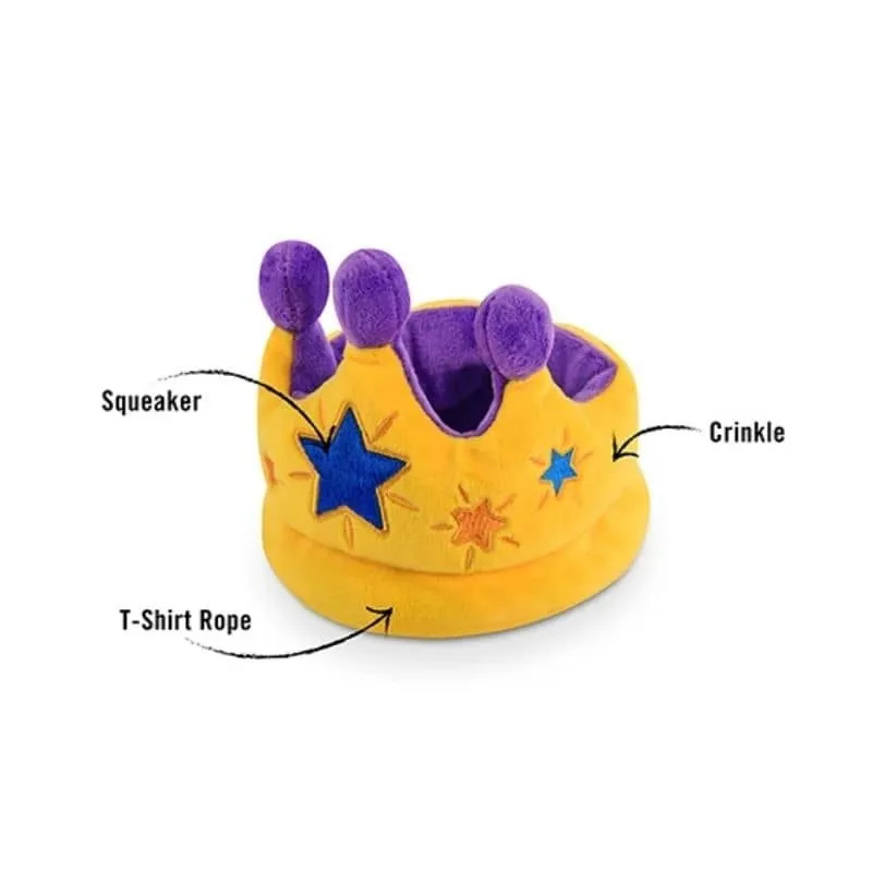 PELUCHE POUR CHIEN - COURONNE 👑 (2 TAILLES DISPO)