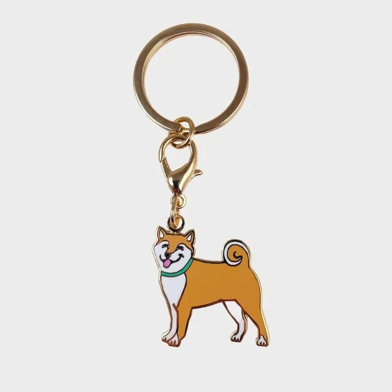 PORTE-CLÉ MÉDAILLE - SHIBA