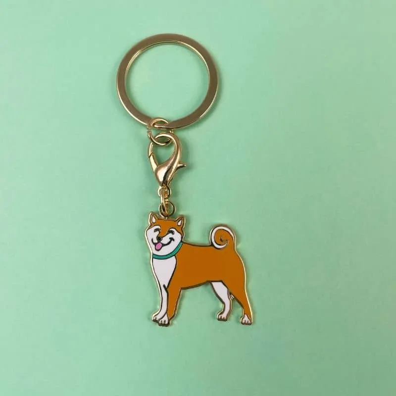 PORTE-CLÉ MÉDAILLE - SHIBA