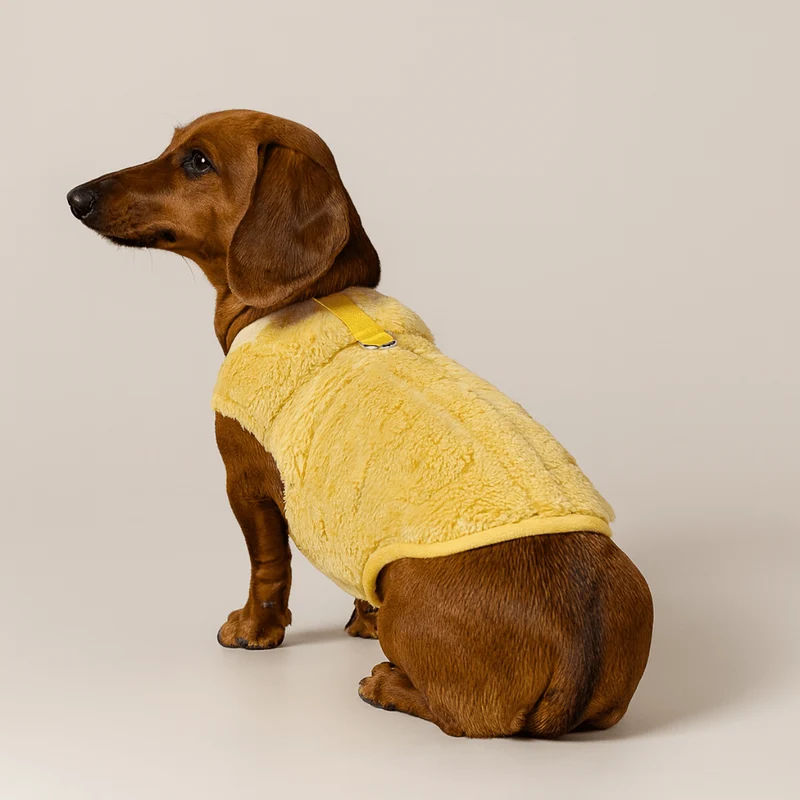 Pull Polaire Hiver Petit Chien Teckel