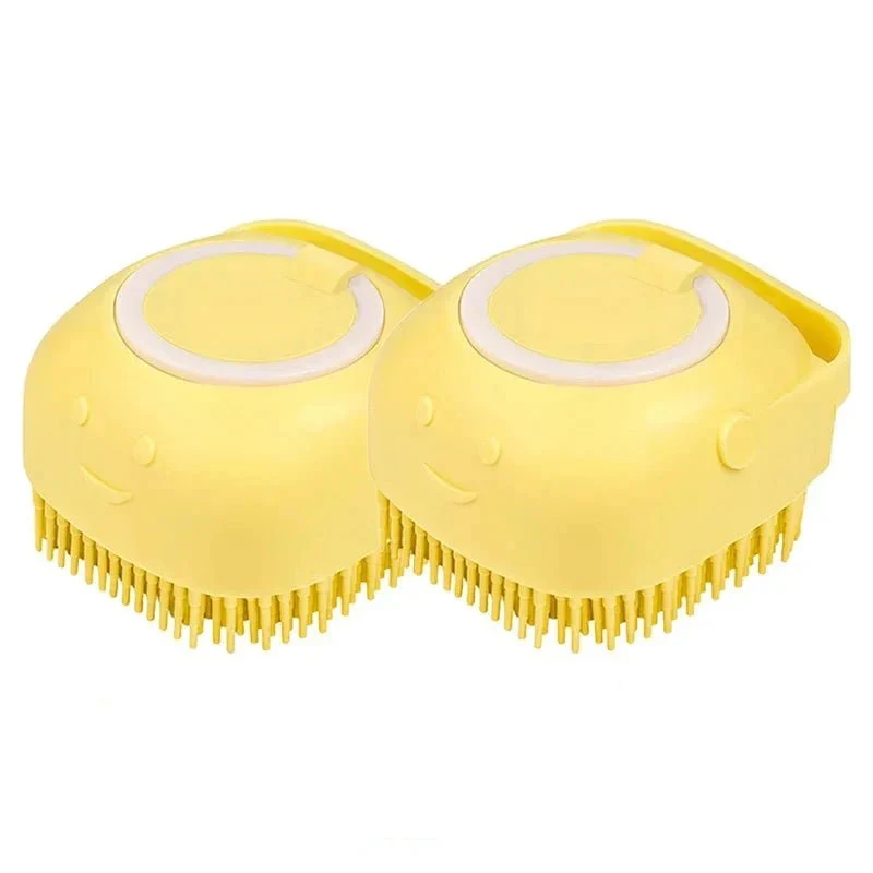 Brosse Lavage Silicone Massage Chien