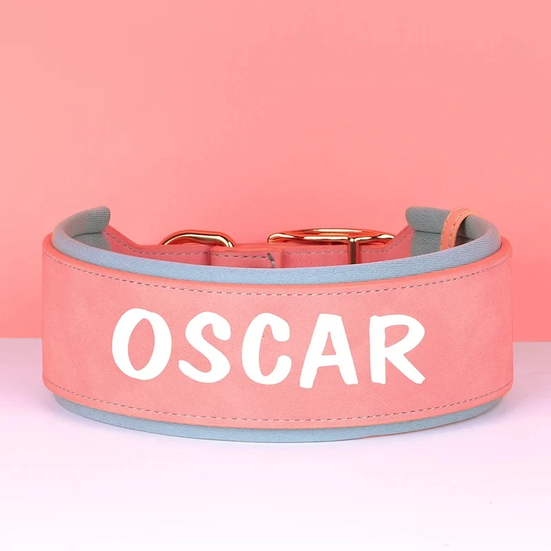Collier Cuir Personnalisé Renforcé Gros Chien