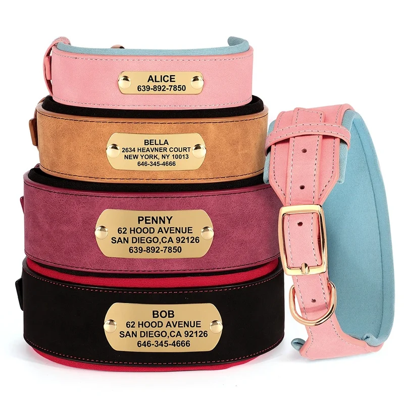 Collier Cuir Personnalisé Renforcé Gros Chien