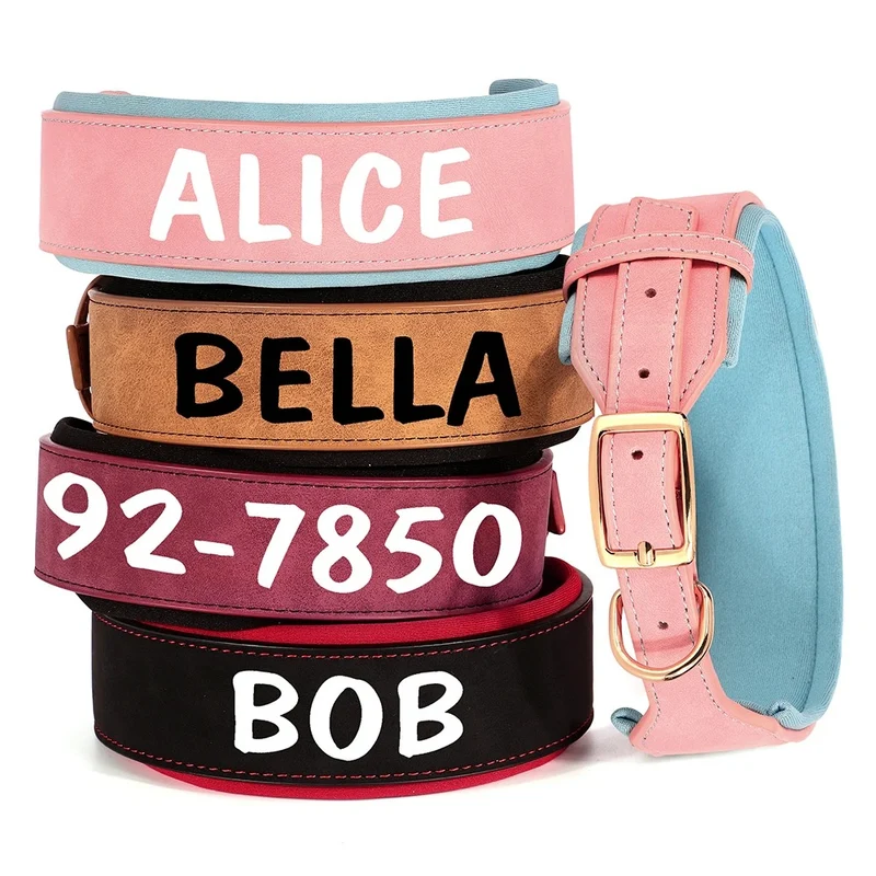 Collier Cuir Personnalisé Renforcé Gros Chien