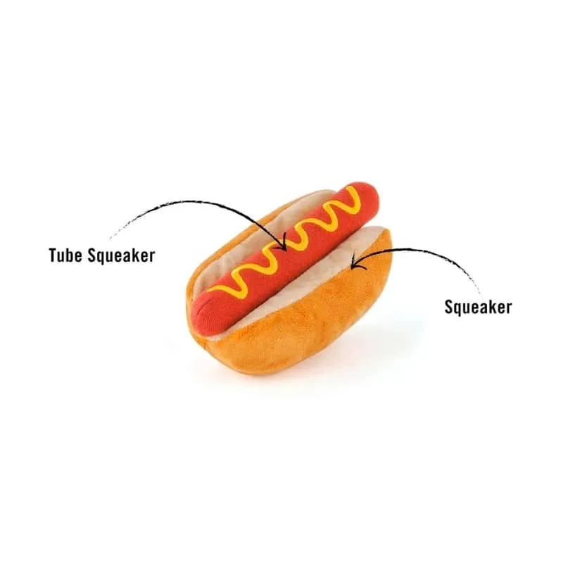 PELUCHE POUR CHIEN - HOT DOG 🌭 (2 TAILLES DISPO)