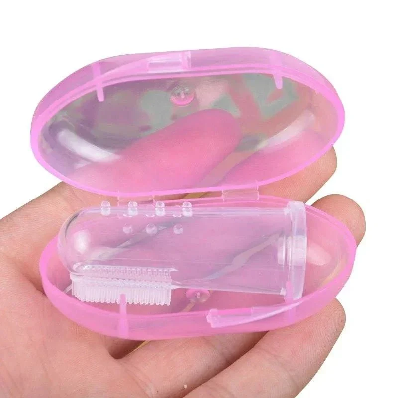 Brosse à Dents Doigt Silicone Chien