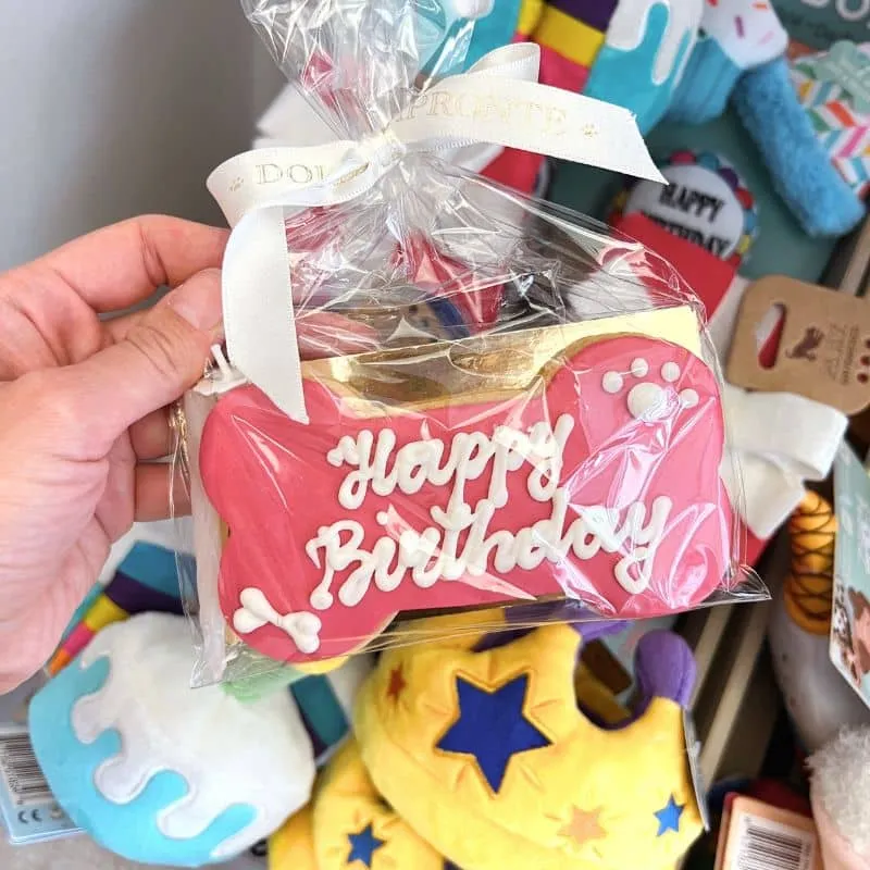 🎂 GÂTEAU D’ANNIVERSAIRE POUR CHIEN - ROSE