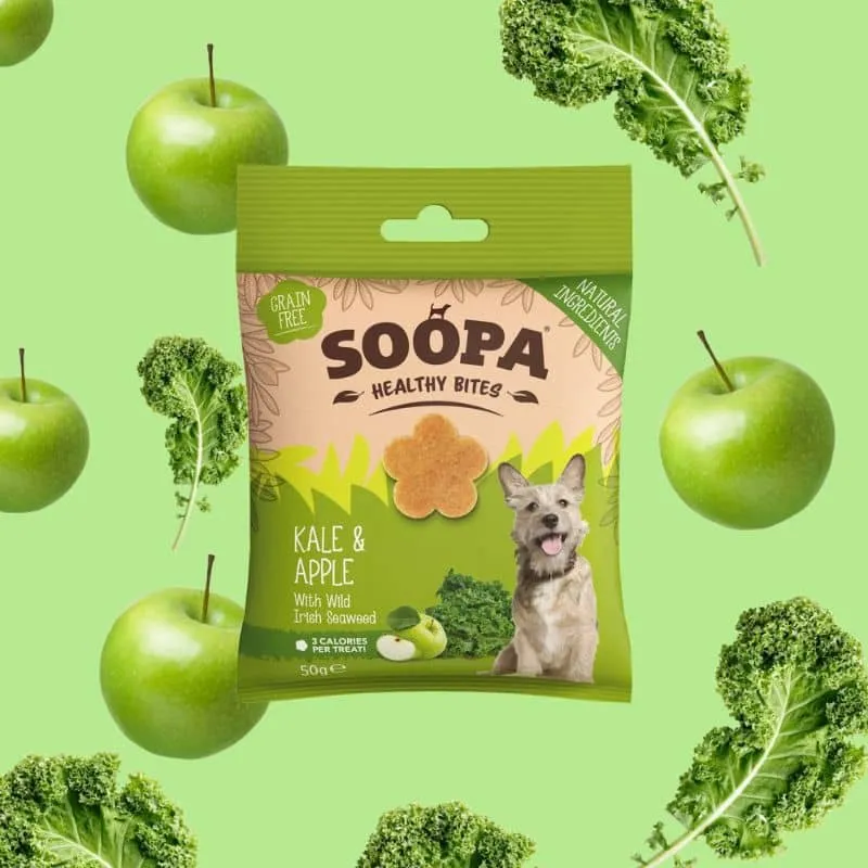 FRIANDISES D'ÉDUCATION POUR CHIEN - CHOU KALE ET POMME