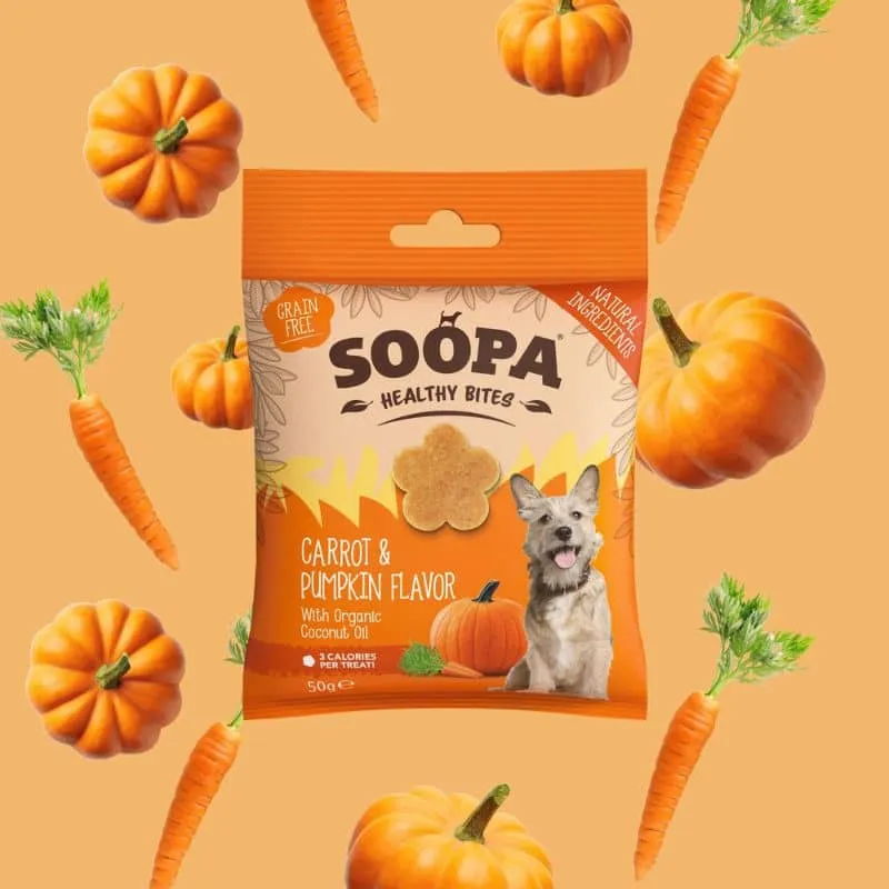 FRIANDISES D'ÉDUCATION POUR CHIEN - CAROTTE ET CITROUILLE