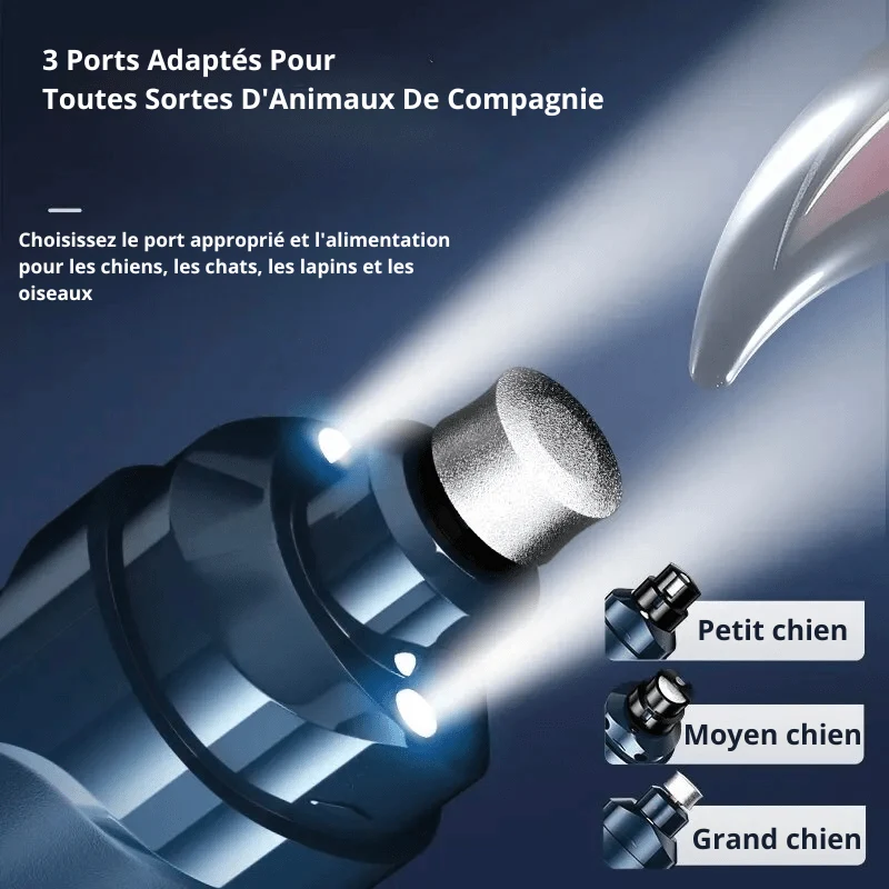 Coupe-Ongles Électrique LED Gros Chien