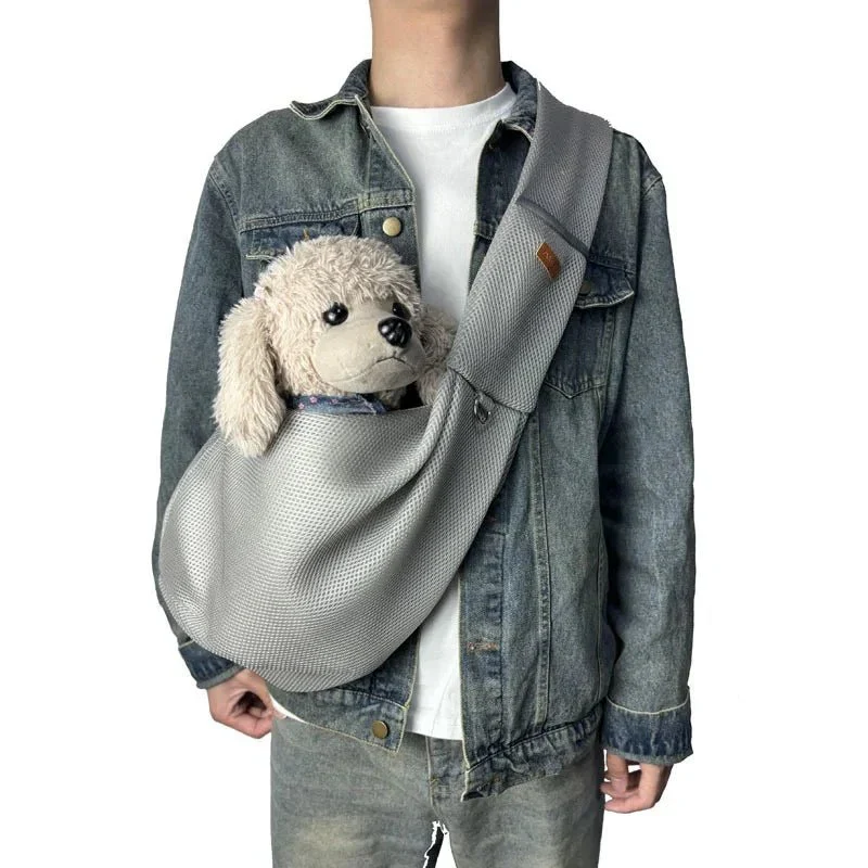 Sac Bandoulière Transport Chien 6 Couleurs