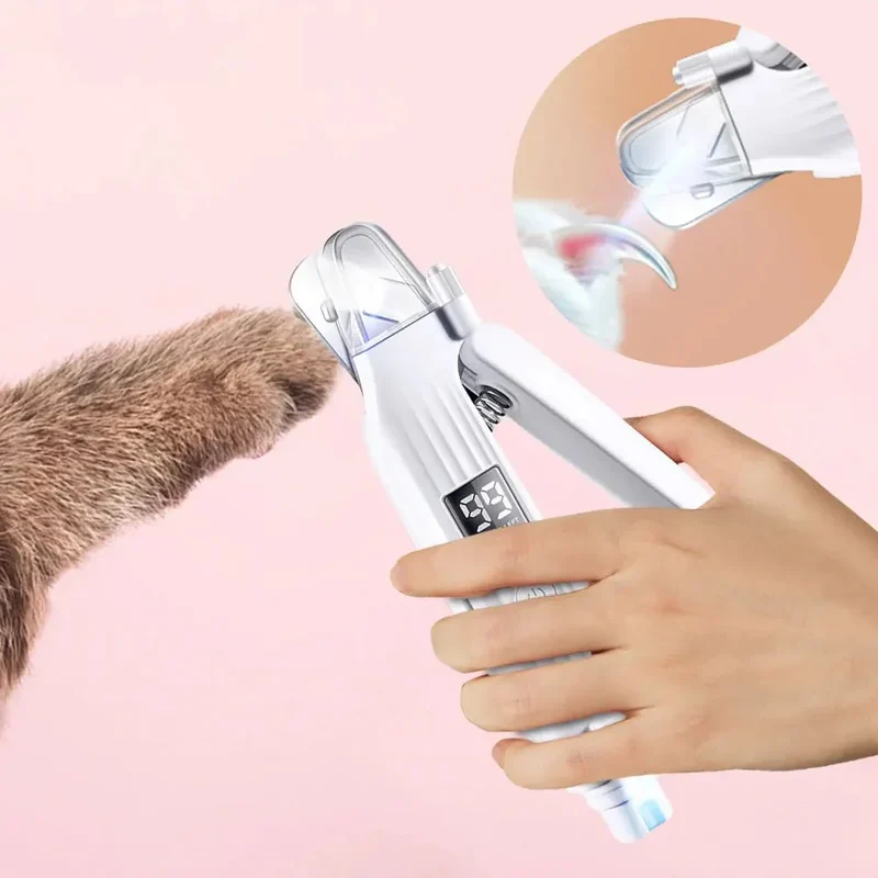 Coupe-Ongles Électrique LED 2en1 Silencieux