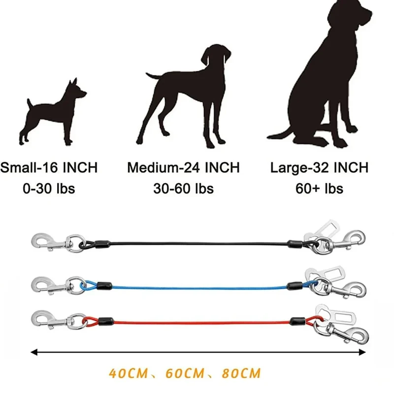 Ceinture Sécurité Anti-Morsure Voiture Chien
