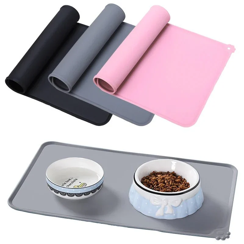 Tapis Antidérapant Sous-Gamelle Gros Chien