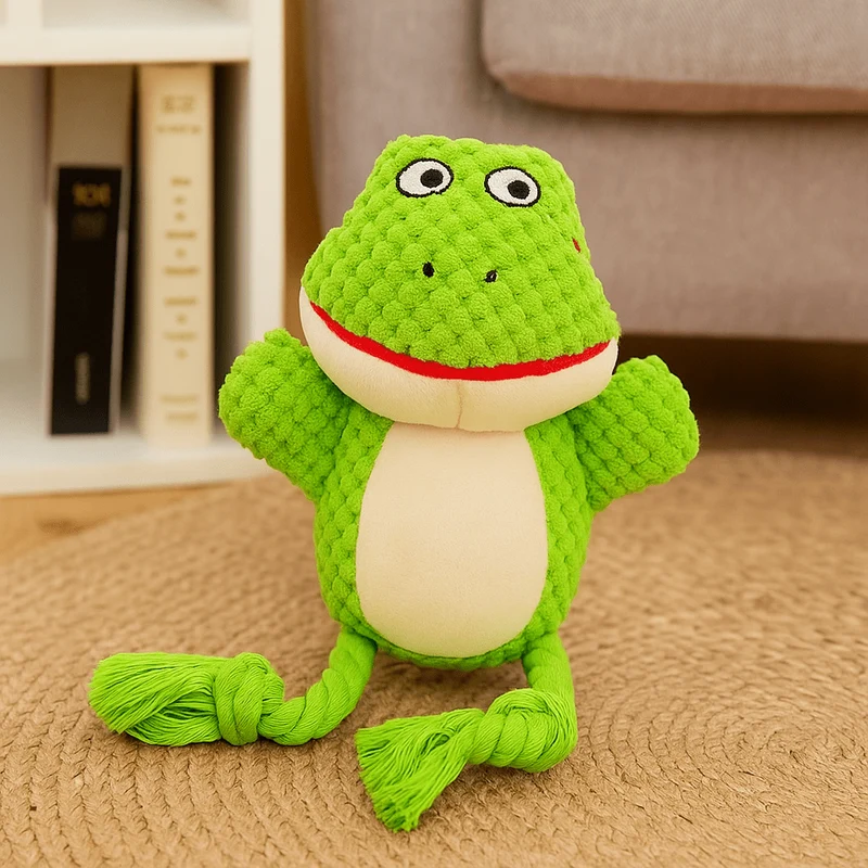 Peluche Grenouille Jouet Chien