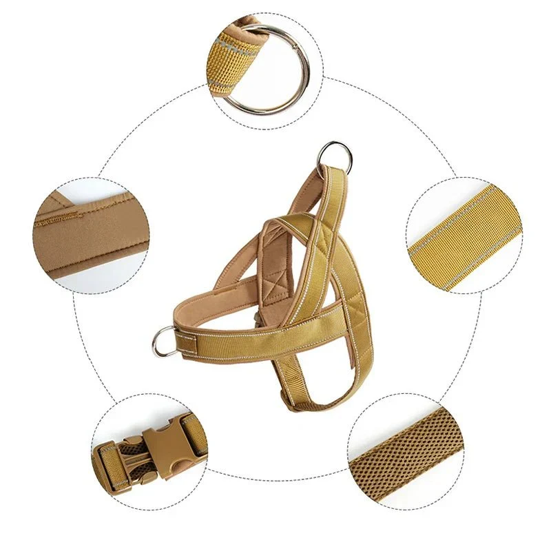 Harnais Anti-Traction Y Gros Chien Tactique