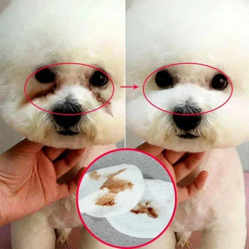 Lingettes Nettoyantes Yeux Chien 130 Pièces