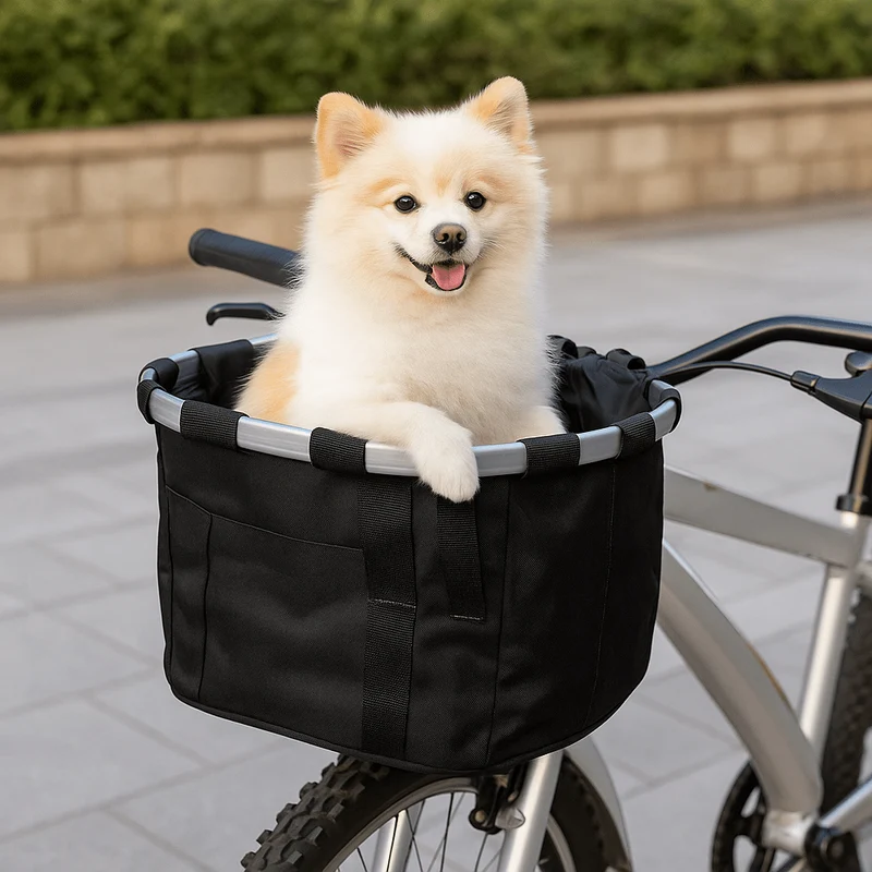 Panier Vélo Chien Sécurisé Transport Balade