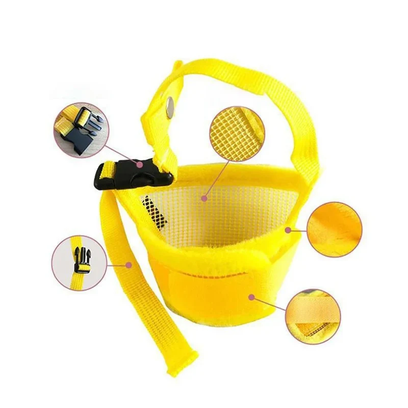 Muselière Nylon Anti-Aboiement Confortable Chien