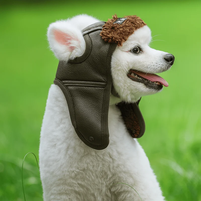 Bonnet Cachemire Doux Chien Hiver