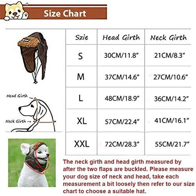 Bonnet Cachemire Doux Chien Hiver
