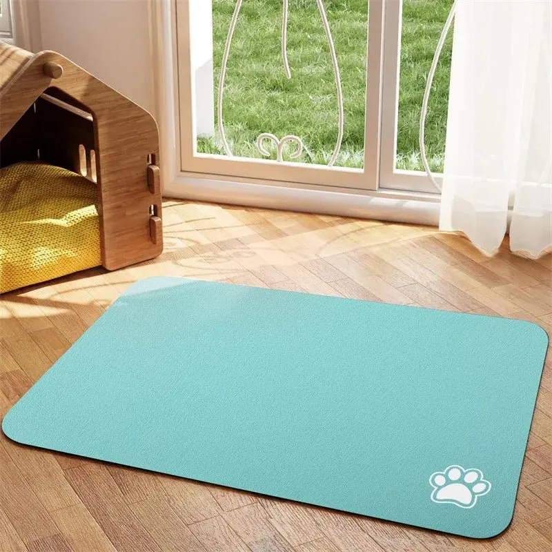 Tapis Sous Gamelle Antidérapant Absorbant