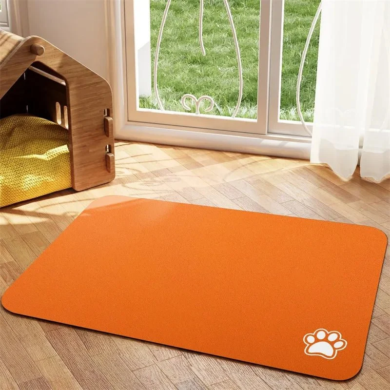 Tapis Sous Gamelle Antidérapant Absorbant