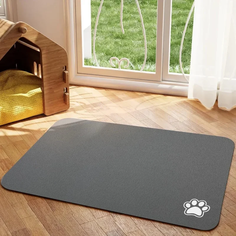 Tapis Sous Gamelle Antidérapant Absorbant