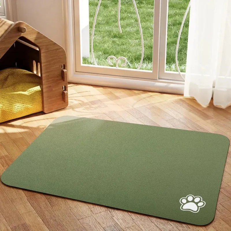 Tapis Sous Gamelle Antidérapant Absorbant