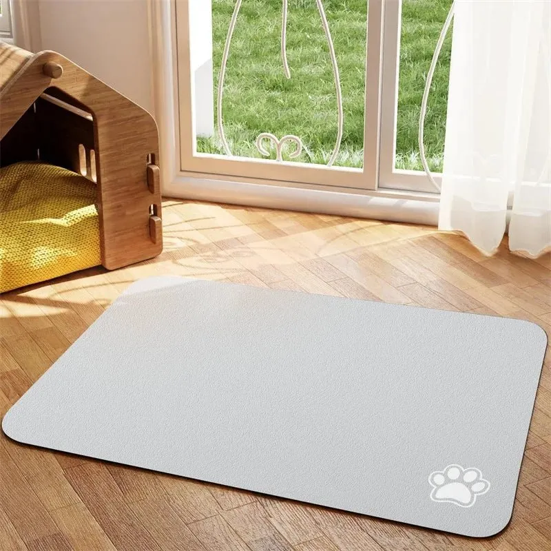 Tapis Sous Gamelle Antidérapant Absorbant