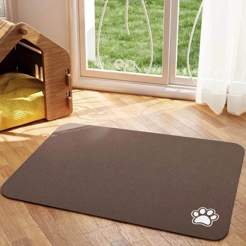 Tapis Sous Gamelle Antidérapant Absorbant