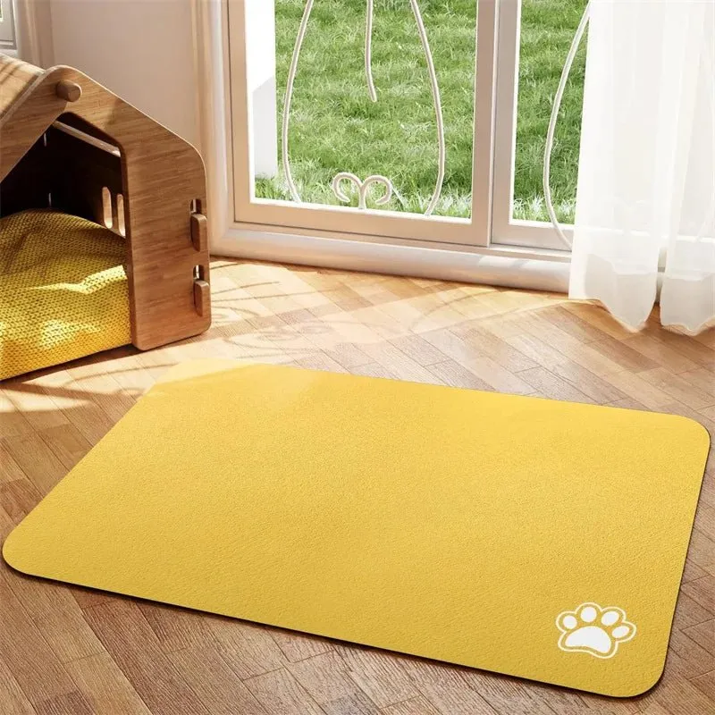 Tapis Sous Gamelle Antidérapant Absorbant