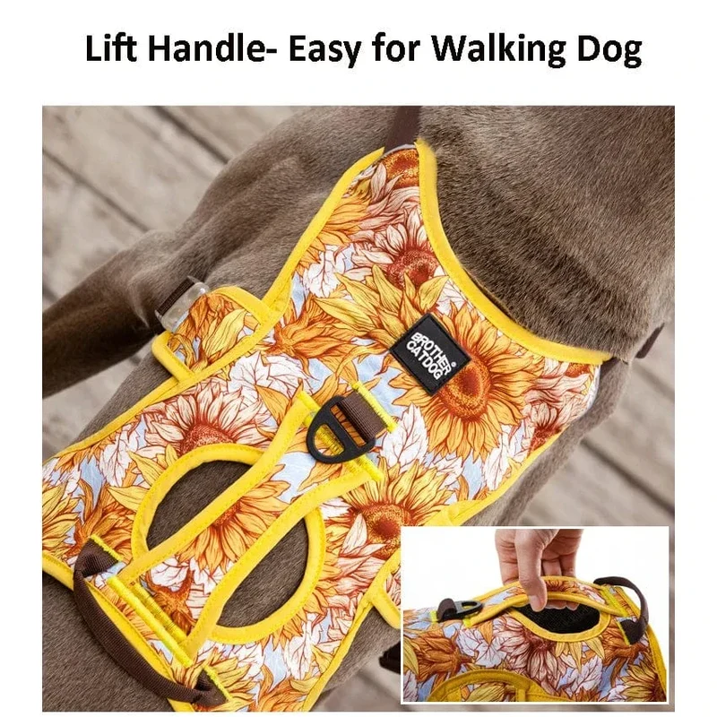 Harnais Anti-Traction Réfléchissant Gros Chien