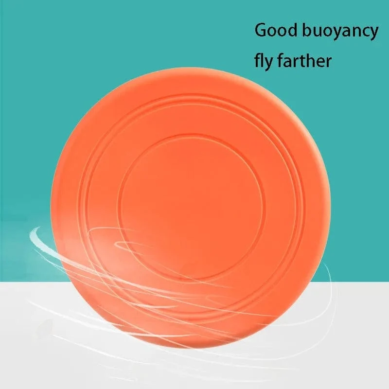 Disque Volant Silicone Frisbee Gros Chien