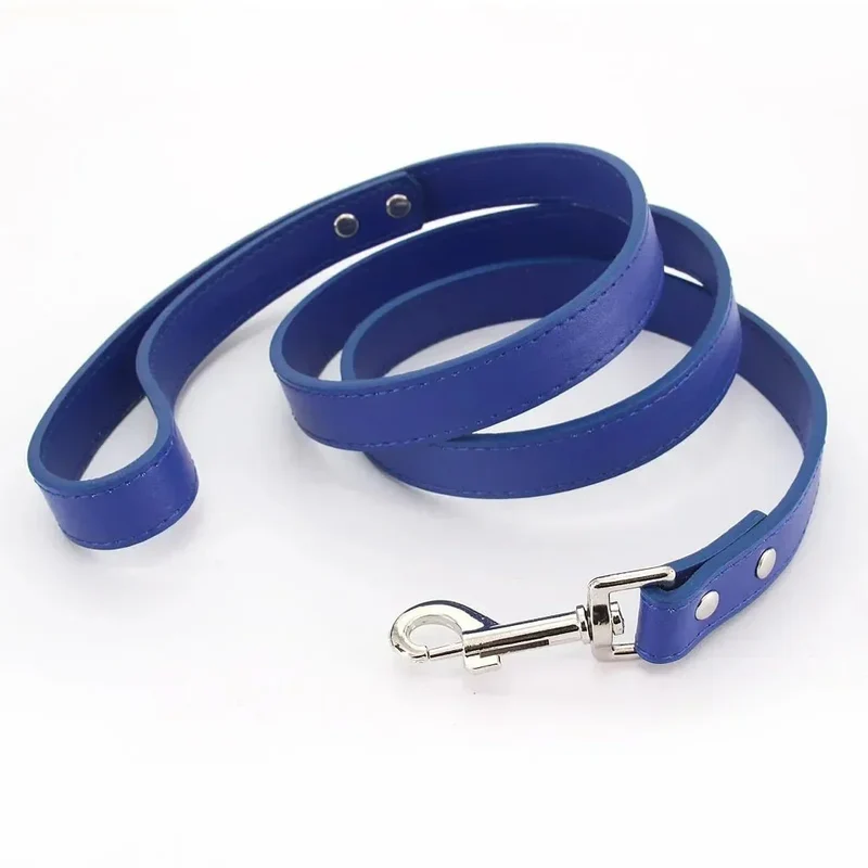 Laisse Style Cuir Nylon Chiot Couleurs