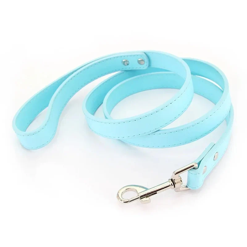 Laisse Style Cuir Nylon Chiot Couleurs