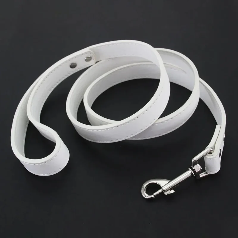Laisse Style Cuir Nylon Chiot Couleurs