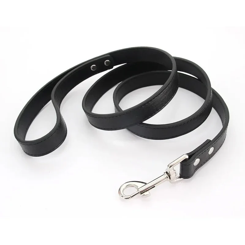 Laisse Style Cuir Nylon Chiot Couleurs