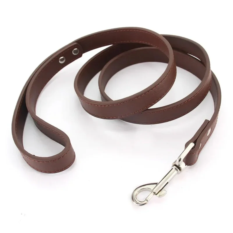 Laisse Style Cuir Nylon Chiot Couleurs