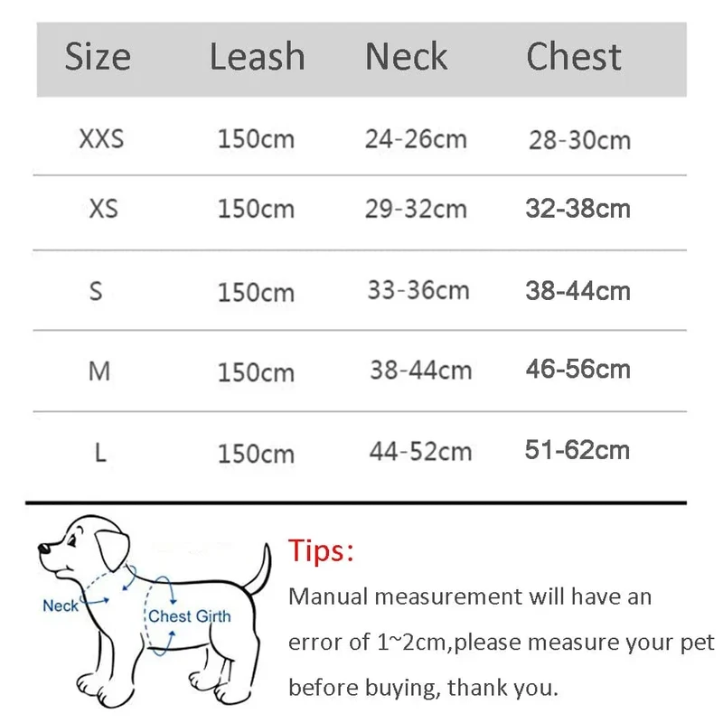 Harnais Ajustable Doux Chien avec Laisse